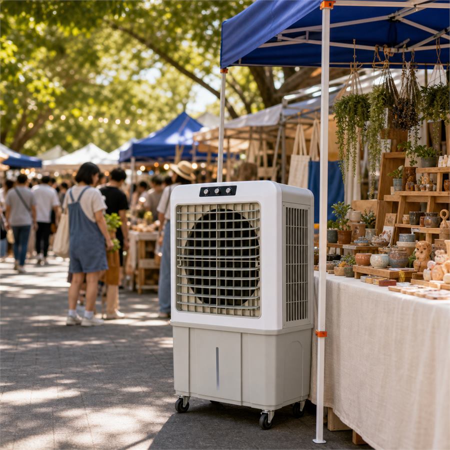 週末文創市集水冷扇出租